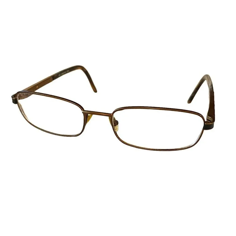 #4924 VTG Claiborne metal gray eyeglass frame diplomat otf8 model 145